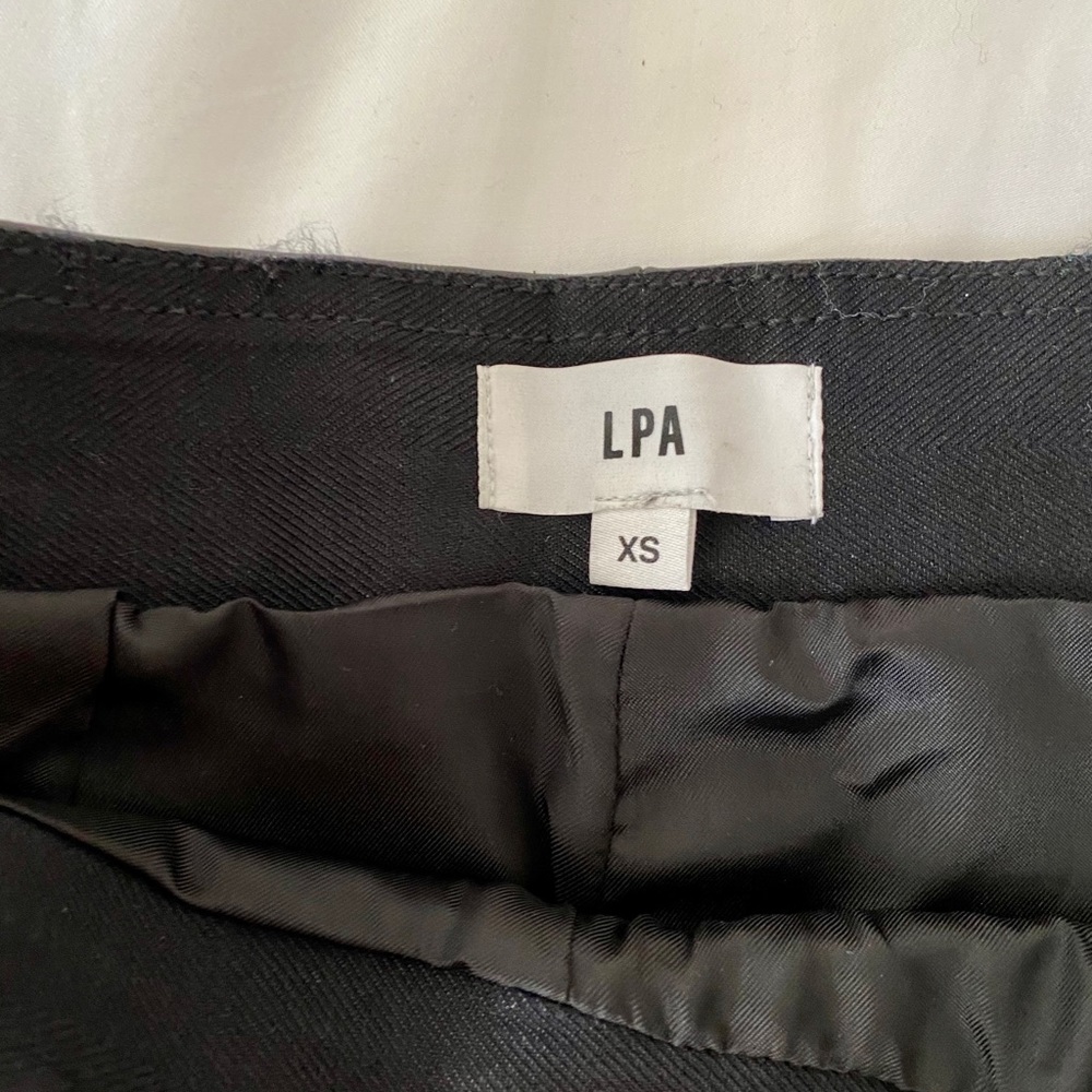 Revolve LPA patent leather jogger pants